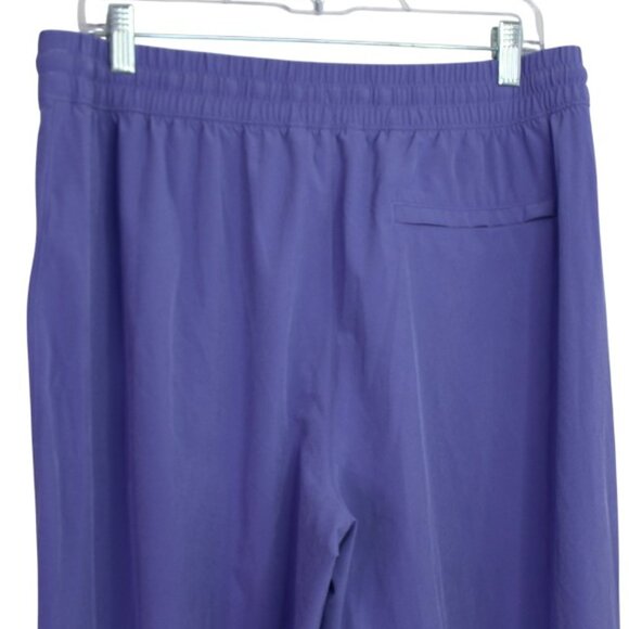 Athleta Women’s Purple Pants Hidden Zip Drawstring Elastic Waistband Size 12 - Picture 5 of 7